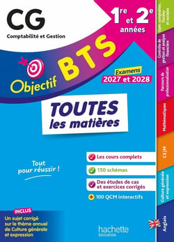 Objectif BTS : Toutes les matières - BTS CG, 1re et 2e années (édition 2027)