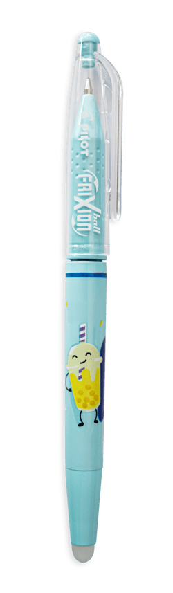 Stylo roller encre gel Pilot - FriXion ball - pool party - bleu