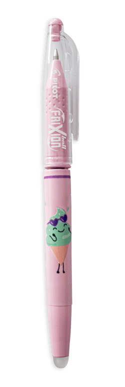 Stylo roller encre gel Pilot - FriXion ball - pool party - violet