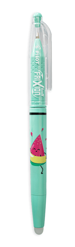 Stylo roller encre gel Pilot - FriXion ball - pool party vert - noir