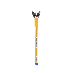 Stylo effaçable Mr Wonderful - BOBO Amalfi - French Bulldog : Bonjour, world! - Bleu - Pointe moyenne