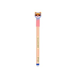 Stylo effaçable Mr Wonderful - BOBO Amalfi - Pin up cat : Too glam to meow - Bleu - Pointe moyenne