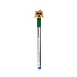 Stylo effaçable Mr Wonderful - BOBO Amalfi - Teckel : I walk, you follow - Bleu - Pointe moyenne