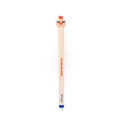 Stylo effaçable Mr Wonderful - BOBO - Poulette : I'm the egg-spert - Bleu - Pointe moyenne