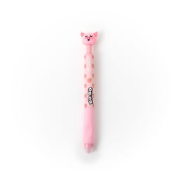 Stylo effaçable Mr Wonderful - Bo-Bo Click! cochon - Pointe moyenne