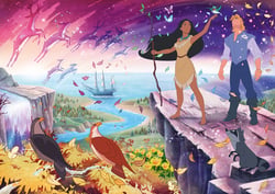 Puzzle 1000 pièces - Collection Disney - Pocahontas - Ravensburger