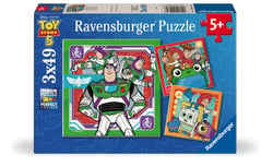 3 puzzles 49 pièces - Ravensburger - Toy Story - En mission