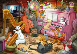 Puzzle 1000 pièces - Collection Disney - Les Aristochats - Ravensburger