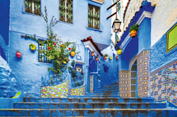 Puzzle 3000 pièces - Le Maroc en bleu - Ravensburger