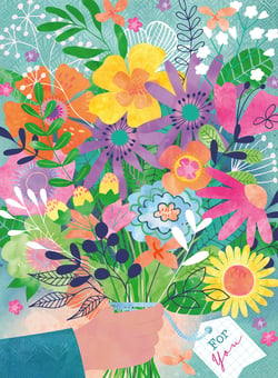 Puzzle 500 pièces - Saint-Valentin en fleurs - Ravensburger