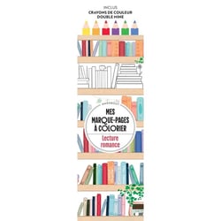 Lecture romance - Mes marque-pages à colorier