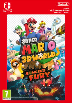 Code de téléchargement Super Mario 3D World + Bowser's Fury - Nintendo Switch