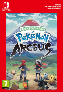Code de téléchargement Légendes Pokémon : Arceus - Nintendo Switch
