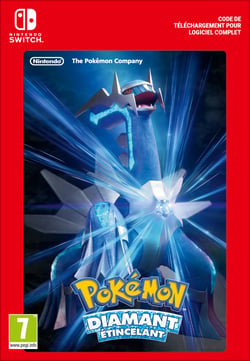 Code de téléchargement Pokémon Diamant Étincelant - Nintendo Switch