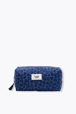 Kit trousse Promod Couture - Imprimé léopard bleu - 30 x 11 x 15 cm