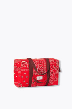 Kit prêt à coudre Promod Couture - Sac Suzon - Imprimé bandana rouge