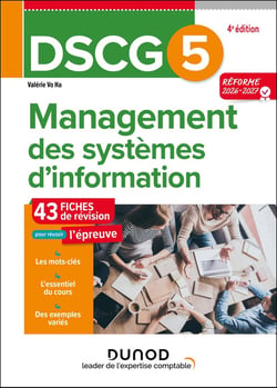 DSCG 5 : Management des systèmes d'information - Fiches de révision (édition 2026/2027)