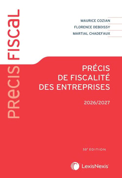Précis de fiscalité des entreprises (édition 2026/2027)
