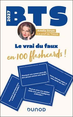 BTS : Le vrai du faux en 100 flashcards ! Culture générale et expression - 2e année (édition 2027)