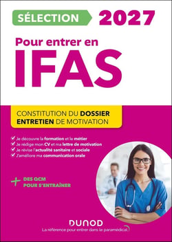 Pour entrer en IFAP - Sélection : Constitution du dossier, Entretien de motivation (édition 2027)