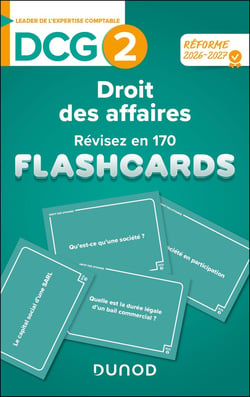 DCG 2 : Droit des affaires - Révisez en 170 flashcards