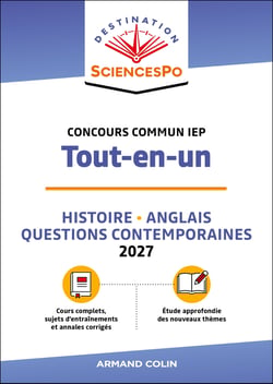 Destination Sciences Po : Concours commun IEP - Tout-en-un (édition 2027)