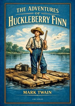 Mark Twain: The Adventures of Huckleberry Finn (English Edition) : The Great American Classic of Adventure and Freedom