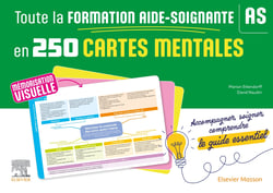 Toute la formation aide-soignante en 250 cartes mentales : Mémorisation visuelle