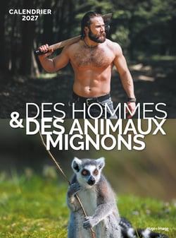 Calendrier mural : Hommes VS Animaux trop mignons (édition 2027)