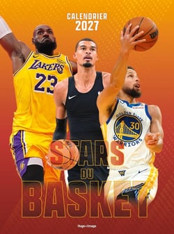 Calendrier mural : Stars du basket (édition 2027)