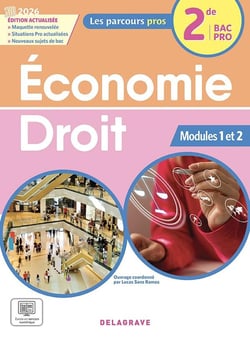 Les Parcours Pros - Économie-Droit 2de Bac Pro (2026) - Pochette élève