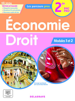 Les Parcours Pros - Économie-Droit 2de Bac Pro (2026) - Pochette élève
