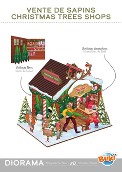 DIORAMA NOËL - BOUTIQUE SAPINS