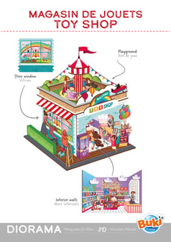 DIORAMA MAGASIN DE JOUETS