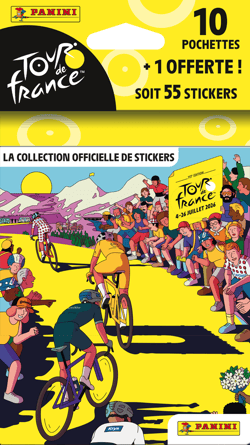 10 pochettes + 1 offerte Tour de France 2026 - Panini