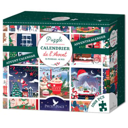 Calendrier de l'avent - 24 Mini-Puzzles - Pieces & Peace