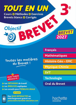 Objectif brevet : 3e - Tout-en-un (édition 2027)