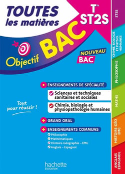 Objectif bac : Toutes les matières - Terminale ST2S