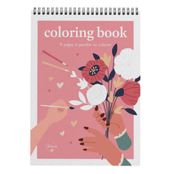 Carnet de coloriage et de peinture Maison Joliette - Rose - A4 2& x 29,7 cm - Entre tes mains