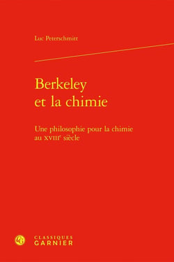 Berkeley et la chimie : Une philosophie pour la chimie au XVIIIe siècle