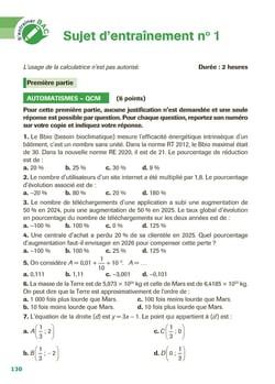 Réflexe Bac : Mathématiques Enseignement commun - 1re STMG, ST2S, STI2D, STL, STHR (édition 2026)