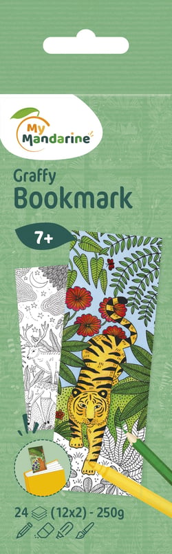Graffy bookmark : la forêt - Avenue Mandarine