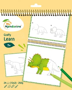 Graffy learn : dinosaures - Avenue Mandarine