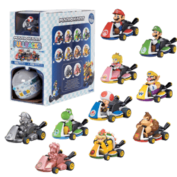 Oeuf suprise voiture de course à friction Mario Kart - Tomy - Modèle aléatoire - Vendu à l'unité