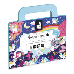 Puzzle 24 pièces - Magneti'puzzle : Licornes - Janod
