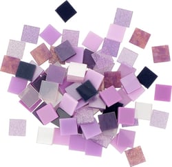 Tesselles mosaïque Artemio - Violet - 1 x 1 cm - 150 g