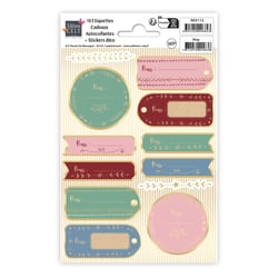 Lot de 10 éiquettes cadeaux autocollantes Editions Cely
