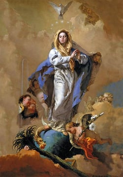 Lot de 20 images prièr. Souvenez-vous : La Prière de saint Bernard à l'Immaculée Conception