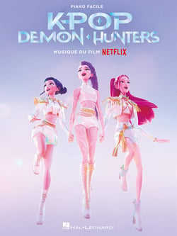 Partition pour piano facile Hal Léonard - K-Pop Demon Hunters - Version française