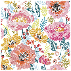 Kit Diamond painting Diamond Dotz - Fleurs épanouies